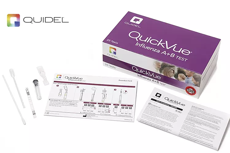 PRUEBA INFLUENZA A+B QuickVue | Nurse And Bioscience